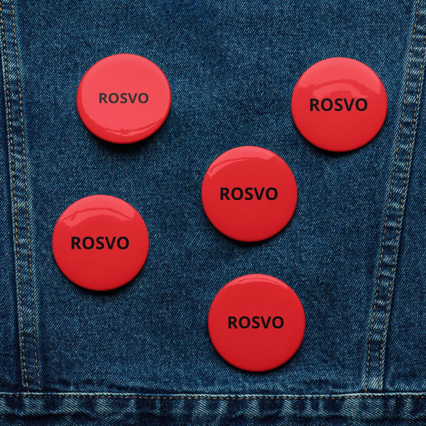 ROSVO set of buttons