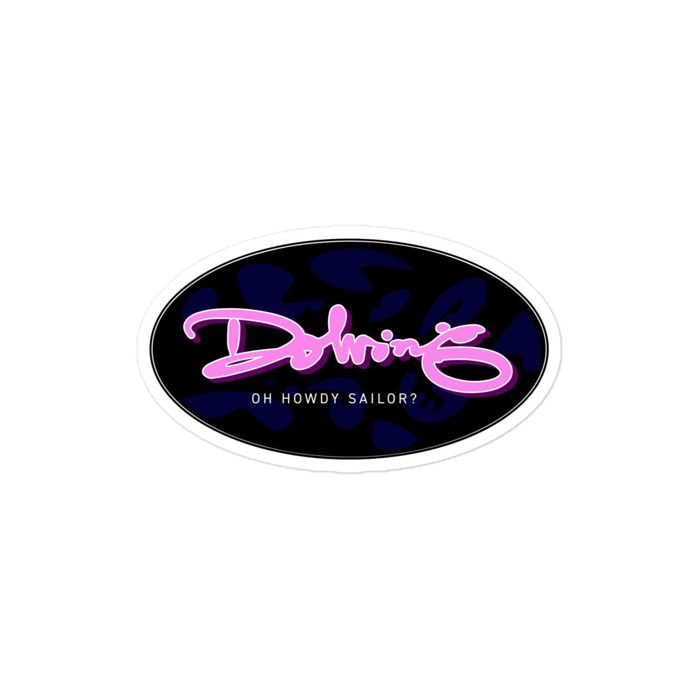 DOLVING logo - Fancy - Bubble-free stickers