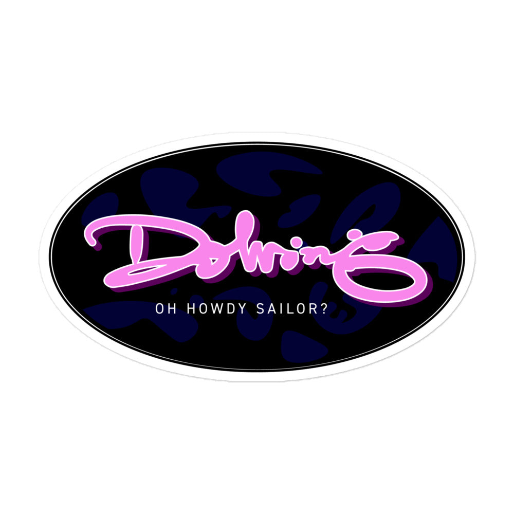 DOLVING logo - Fancy - Bubble-free stickers