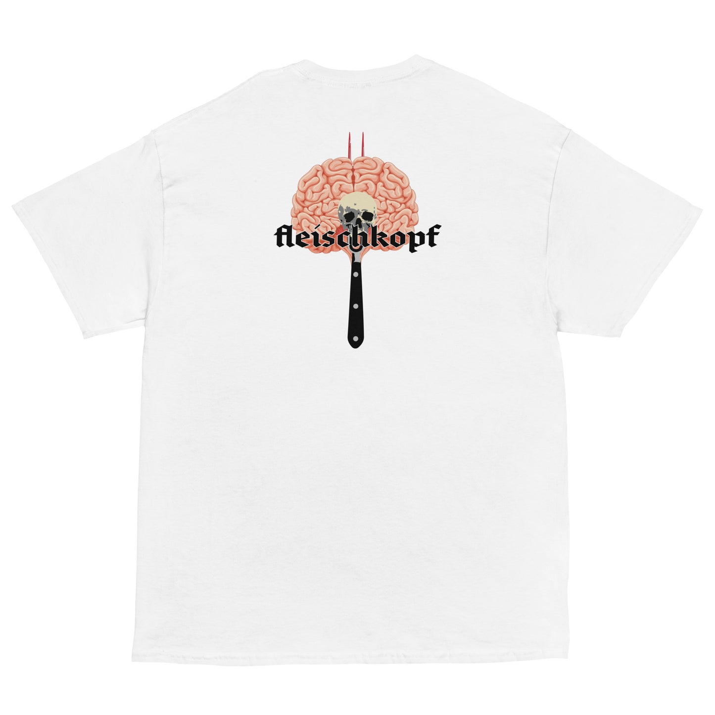 FLEISCHKOPF - FLAMING SKULL - Men's classic T-shirt