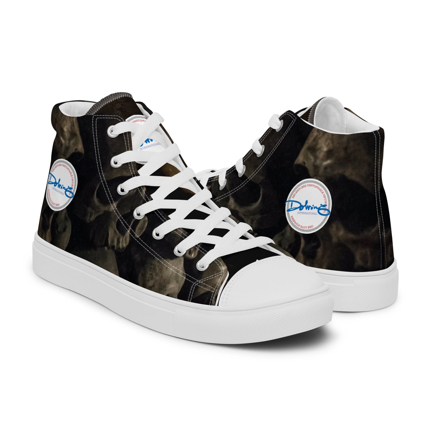 SKULLS by DOLVING - Men’s high top canvas shoes