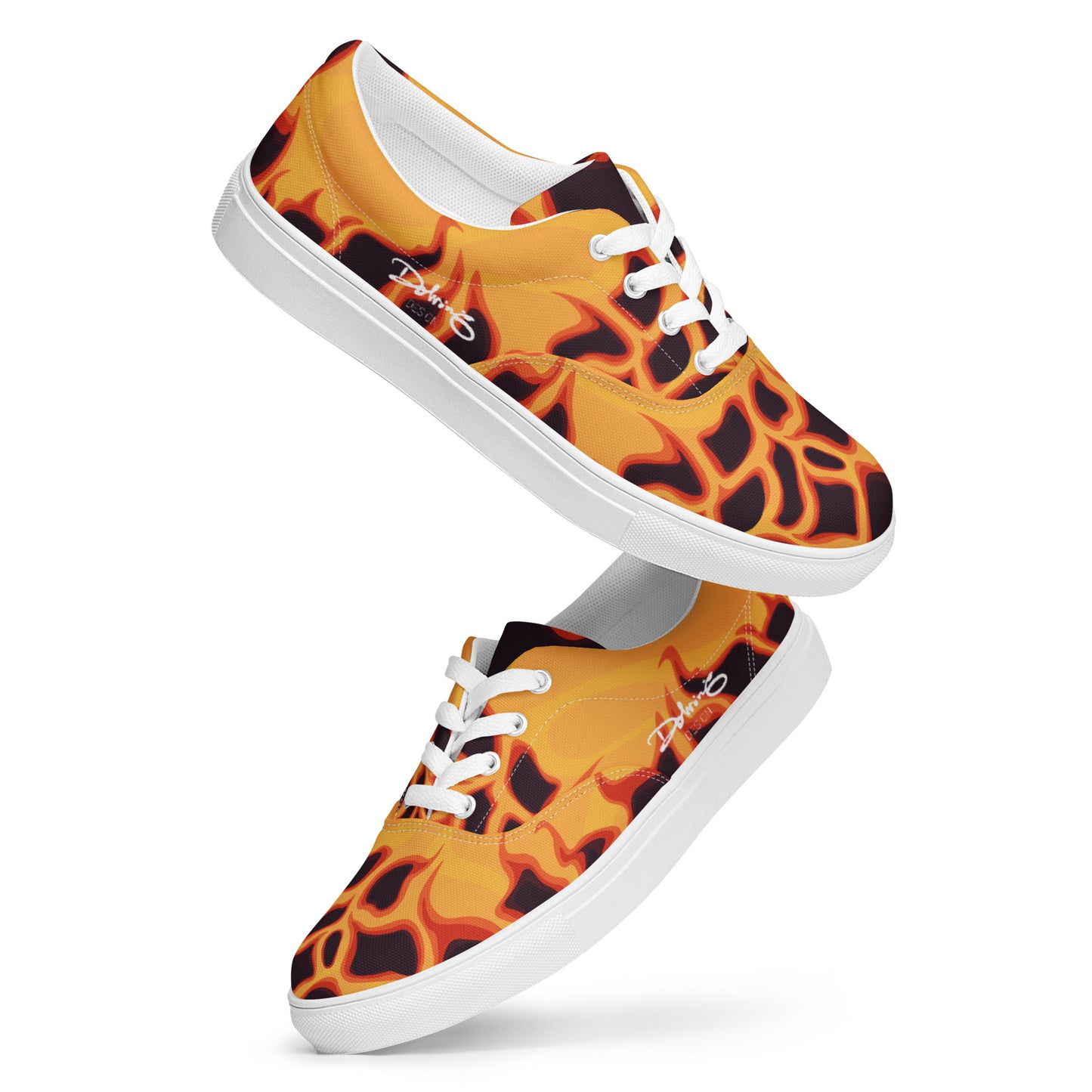FIRE FIRE by DOLVING - Men’s lace-up canvas shoes