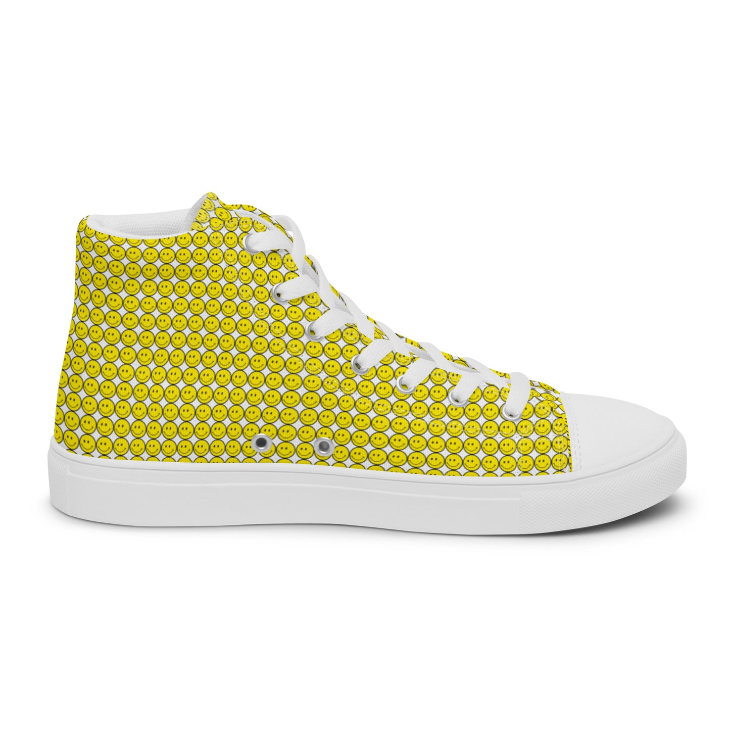 DEM SMILEYS by DOLVING - Women’s high top canvas shoes