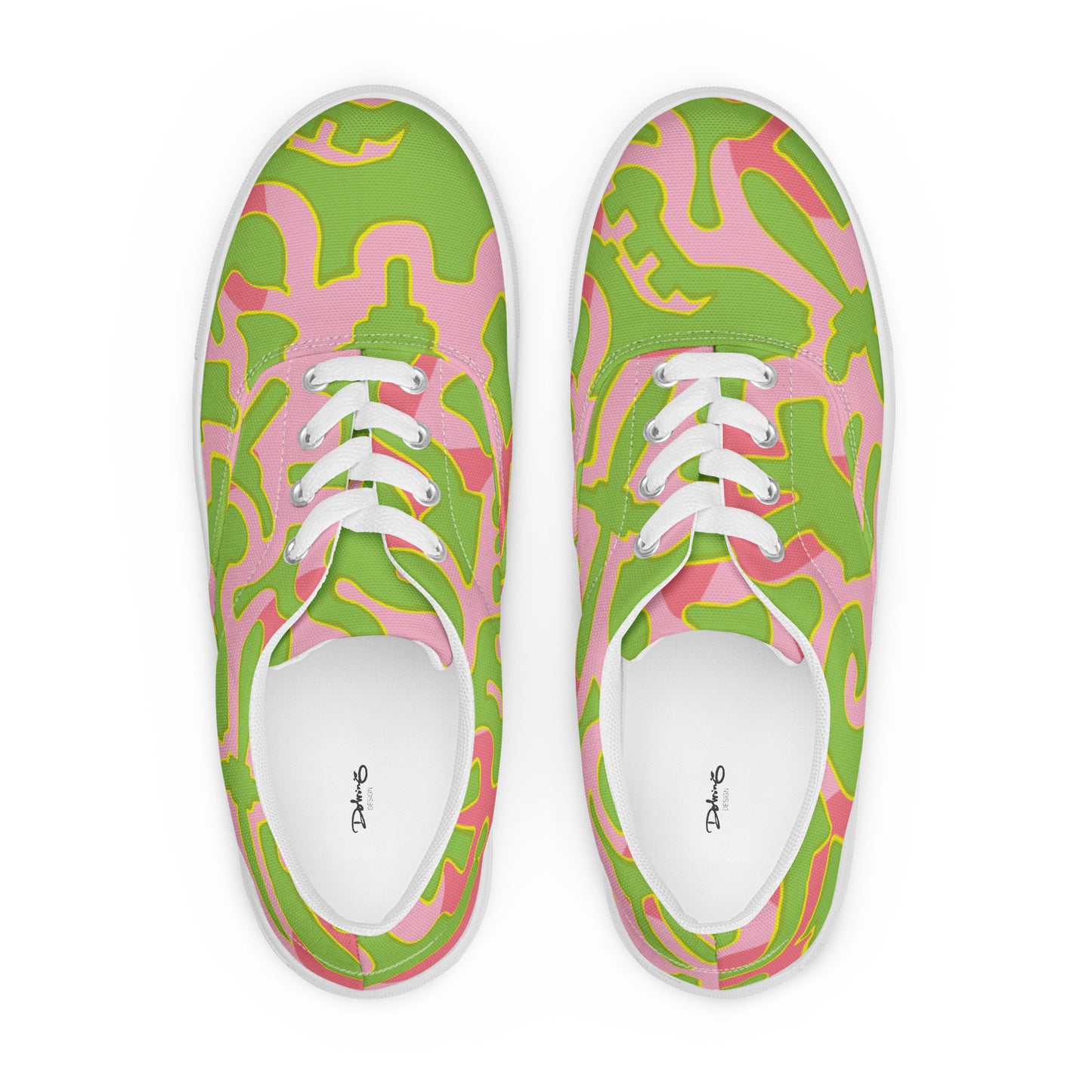 PINK FISHES by DOLVING - Women’s lace-up canvas shoes
